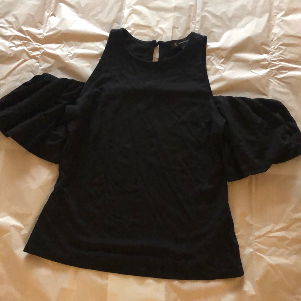 INC Cold Shoulder Top